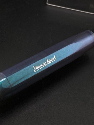 Pluma estilográfica Kaweco Lunar Azul Sombra