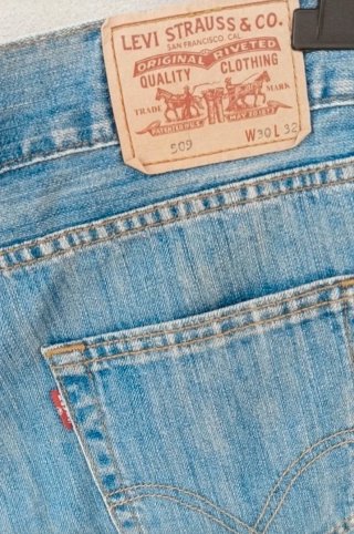 Shorts denim donna Levi's 509, W30 L32, tg IT 44