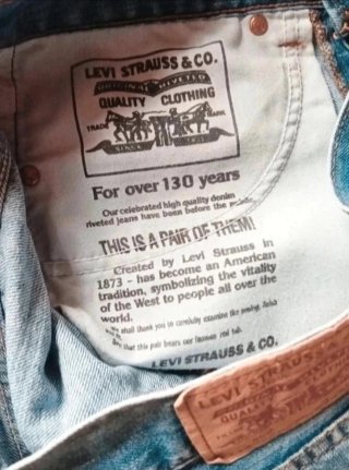 Shorts denim donna Levi's 509, W30 L32, tg IT 44