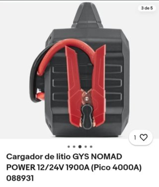 Cargador GYS NOMAD POWER 12/24V 1900A A ESTRENAR!!