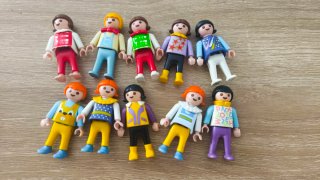 Lote 10 figuras Playmobil niños