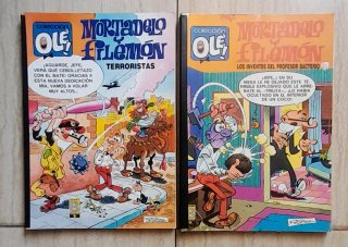 Lote 10 tebeos Mortadelo y Filemón formato antiguo