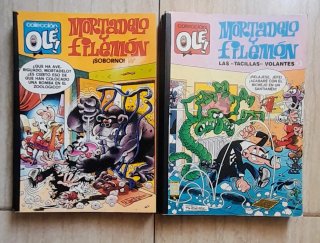 Lote 10 tebeos Mortadelo y Filemón formato antiguo