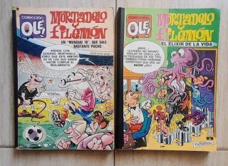 Lote 10 tebeos Mortadelo y Filemón formato antiguo