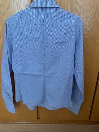 Camisa Faconnable azul y blanca