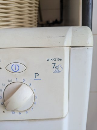 Lavadora Indesit WIXXL-106  de 7Kgr.