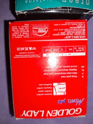Lotto 2 collant XL/XXL Omsa Golden Lady