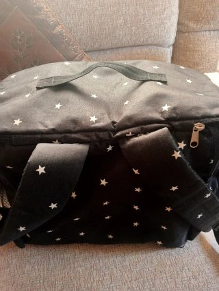 Bolso mochila carrito estrellas
