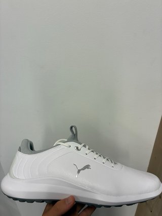 Zapatos de Golf Puma Ignite Pro Blancos Dorados