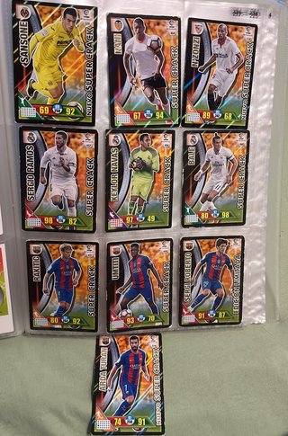 Lote 10 cromos Futbol Adrenalyn XL 2016