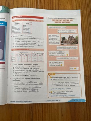Libro francés, 2ºESO. Livre de l'élève