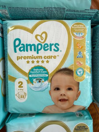 Lote Pañales Pampers Premium Care 30% descuento