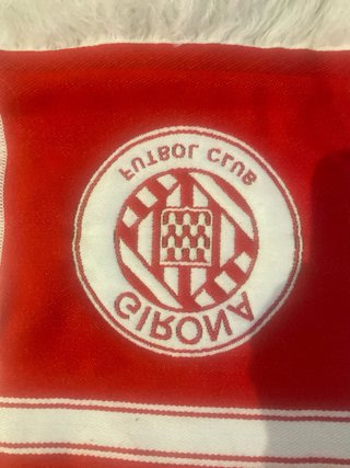 Bufanda Girona FC firmada por 6 jugadores