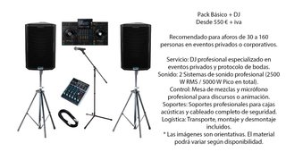 Alquiler de Equipo de Sonido para Evento