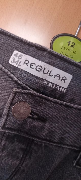 Pantalón vaquero gris hombre