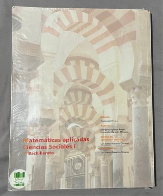Matemáticas aplicadas ciencias sociales 1bach