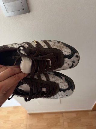 Adidas Samba Marrones y Blancas