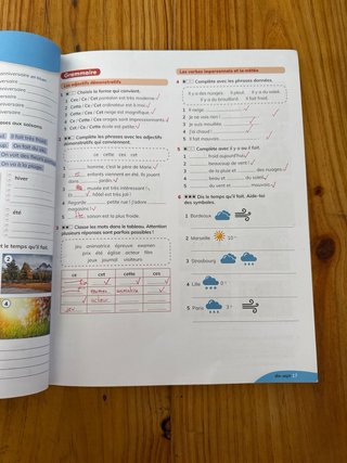 Libro francés, 2ºESO, Cahier d'exercices