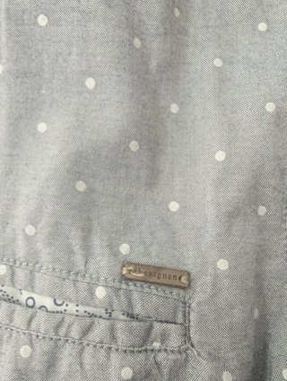 Camisa Chevignon gris con lunares talla S