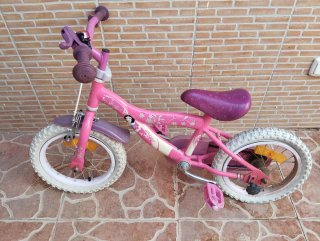 Bicicleta Infantil Princesa Disney Rosa