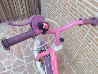 Bicicleta Infantil Princesa Disney Rosa