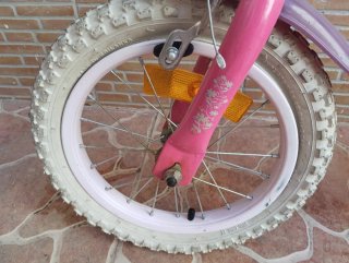 Bicicleta Infantil Princesa Disney Rosa