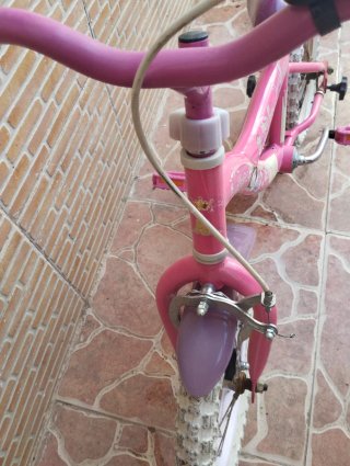 Bicicleta Infantil Princesa Disney Rosa