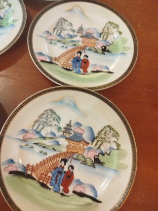 Set 5 Piatti Giapponesi Ceramica