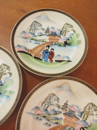 Set 5 Piatti Giapponesi Ceramica