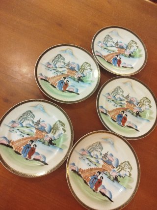 Set 5 Piatti Giapponesi Ceramica