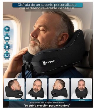 2 Almohadas Cervicales Viaje Adulto