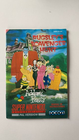 The Addams Family SNES PAL España