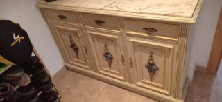 Mueble recibidor vintage madera