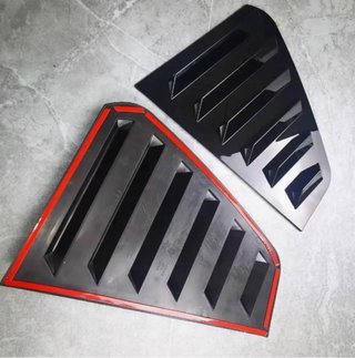 Alerones Ventana Trasera Negro Golf