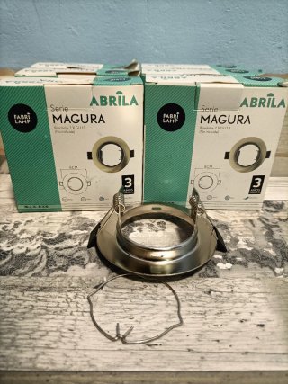 Lote 7 aros dicroicas nuevos