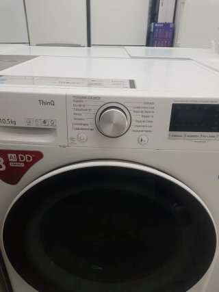 LAVADORA LG 10.5 KILO GARANTIA TRANSPORTE