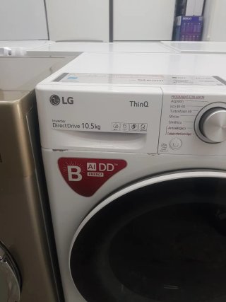 LAVADORA LG 10.5 KILO GARANTIA TRANSPORTE
