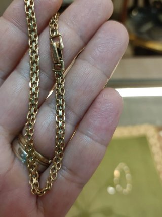 Elegante Pulsera Oro 18K