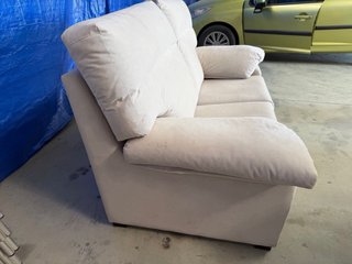 Sofá de 2 plazas beige claro