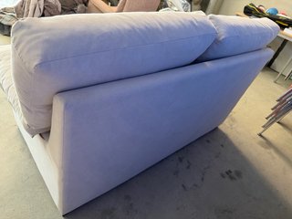 Sofá de 2 plazas beige claro