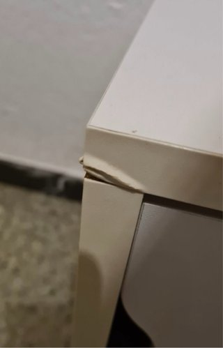 Mueble TV blanco y madera