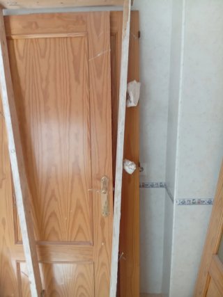 Puertas de madera con cristal