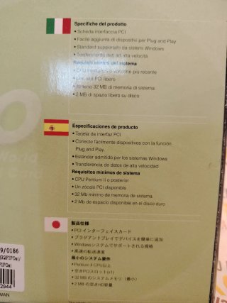 Tarjeta PCI Seriex2 y Paralelo