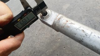 Barras horquilla Vespa sin buje