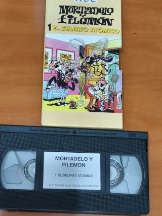 VHS Mortadelo y Filemón 1 El Sulfato Atómico