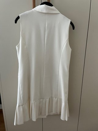 Vestido blanco tipo blazer Sfera- S COMO NUEVO