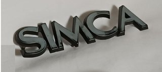 Logo SIMCA in plastica