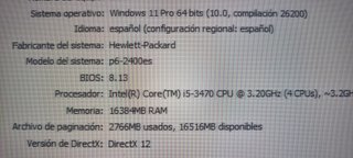 PACK COMPLETO PC i5+TV PANTALLA 24"+TECLADO+RATON