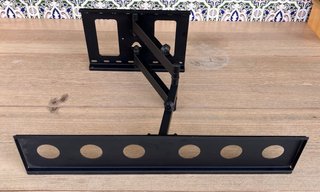 Soporte TV Negro Metálico Extensible