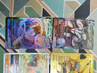 Lote Cartas Pokémon VMAX, Vastro, V